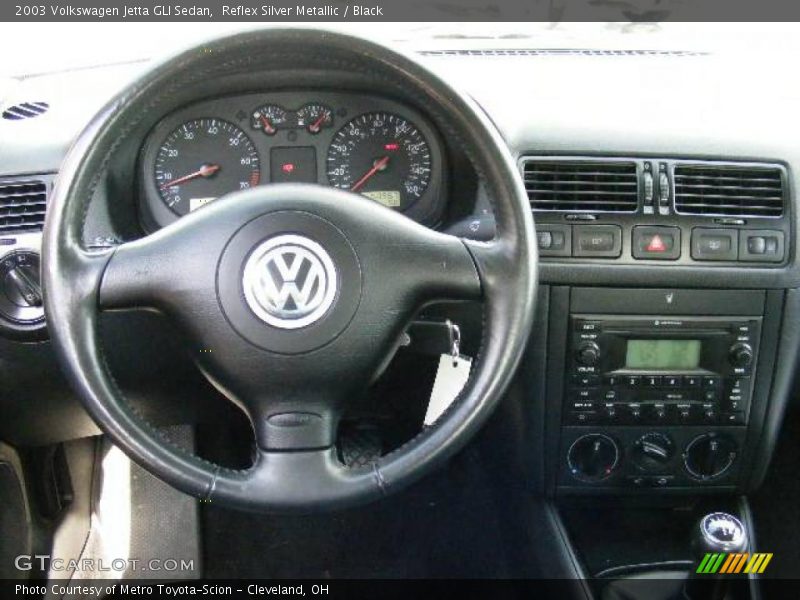 Reflex Silver Metallic / Black 2003 Volkswagen Jetta GLI Sedan