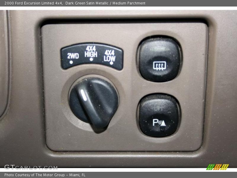 Dark Green Satin Metallic / Medium Parchment 2000 Ford Excursion Limited 4x4