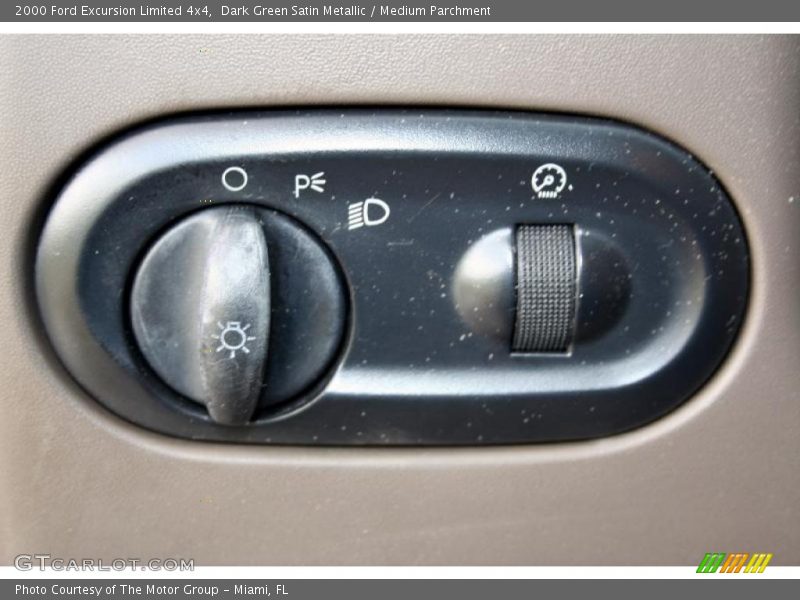 Dark Green Satin Metallic / Medium Parchment 2000 Ford Excursion Limited 4x4