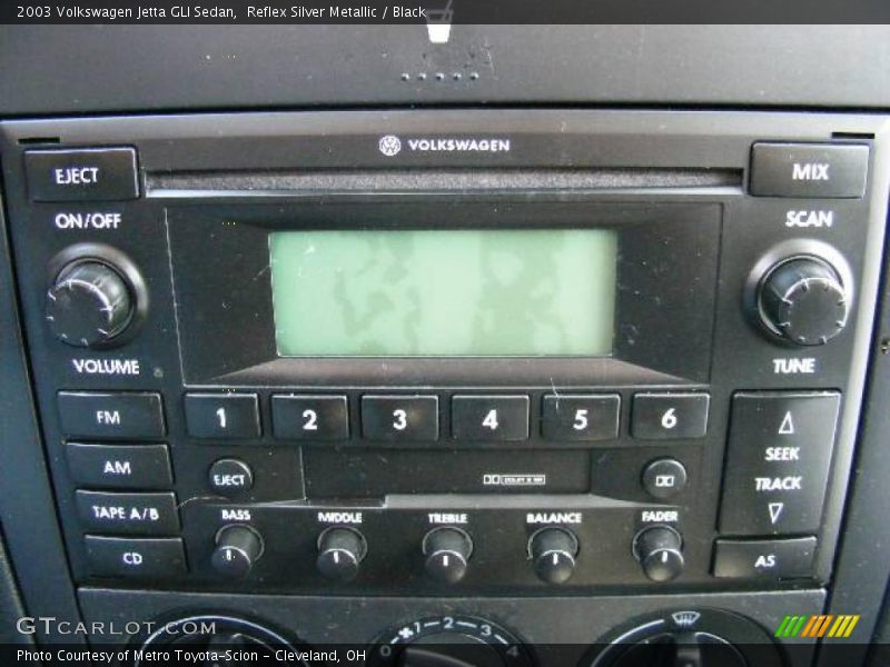 Reflex Silver Metallic / Black 2003 Volkswagen Jetta GLI Sedan