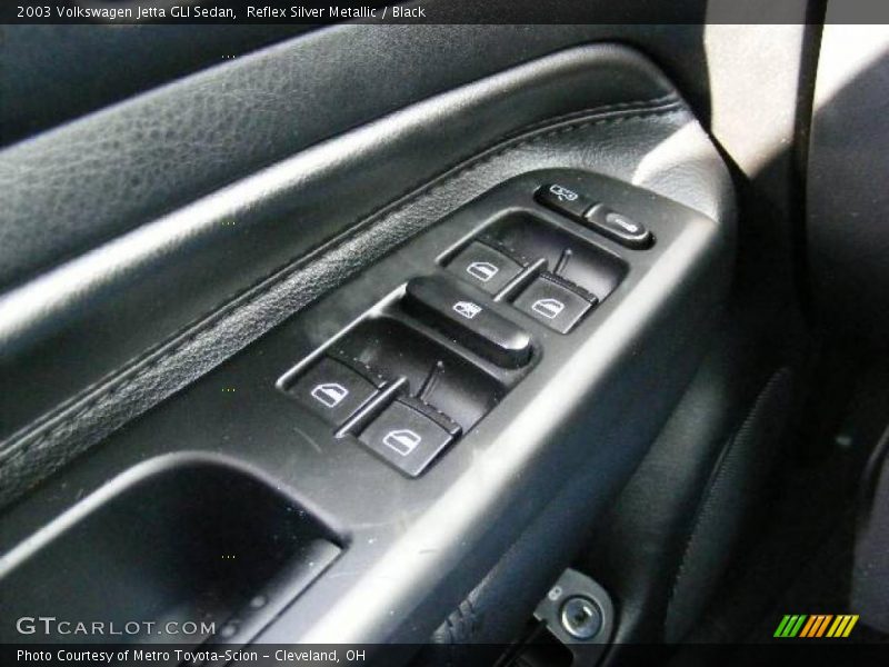 Reflex Silver Metallic / Black 2003 Volkswagen Jetta GLI Sedan
