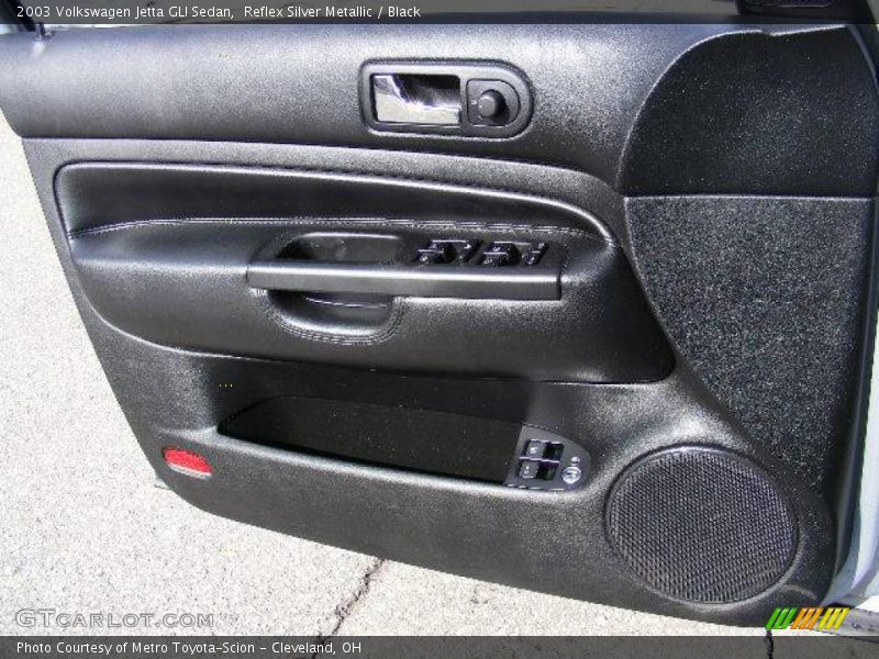 Reflex Silver Metallic / Black 2003 Volkswagen Jetta GLI Sedan