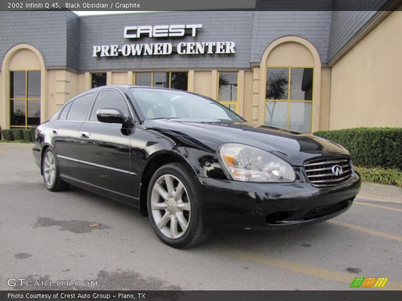 Black Obsidian / Graphite 2002 Infiniti Q 45