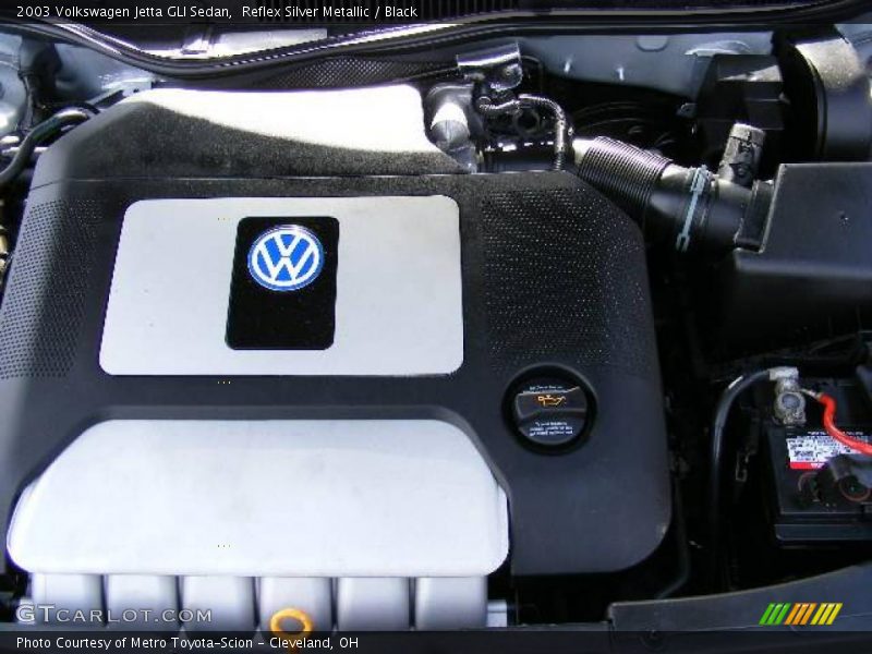 Reflex Silver Metallic / Black 2003 Volkswagen Jetta GLI Sedan
