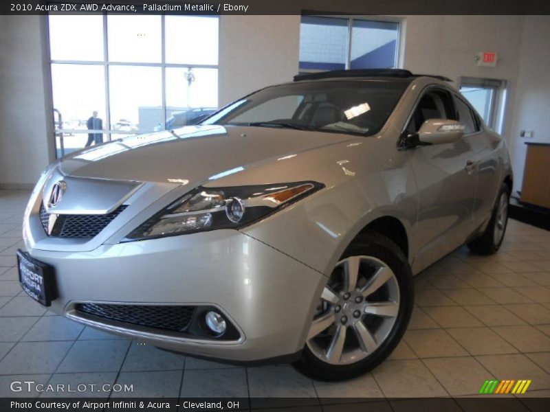 Palladium Metallic / Ebony 2010 Acura ZDX AWD Advance