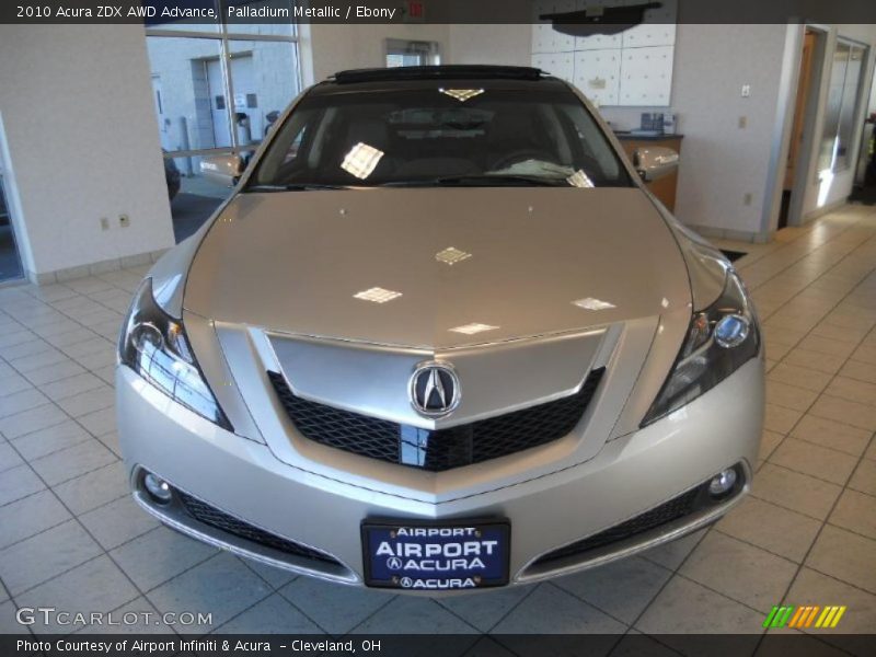 Palladium Metallic / Ebony 2010 Acura ZDX AWD Advance