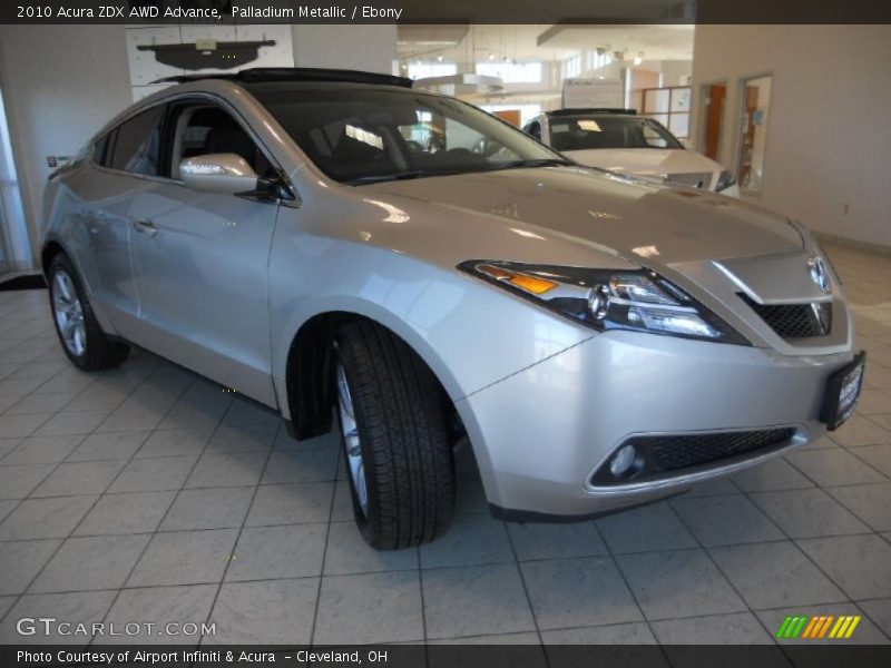 Palladium Metallic / Ebony 2010 Acura ZDX AWD Advance