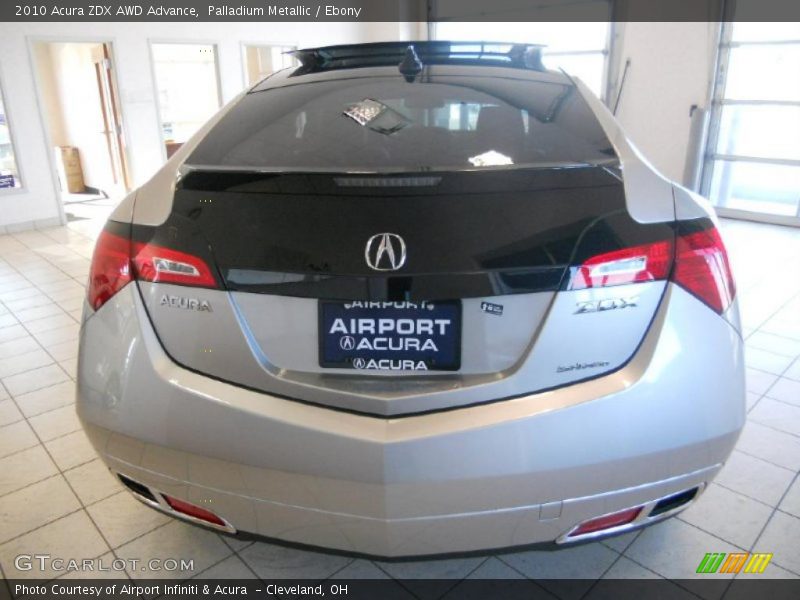 Palladium Metallic / Ebony 2010 Acura ZDX AWD Advance