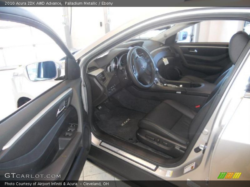 Palladium Metallic / Ebony 2010 Acura ZDX AWD Advance