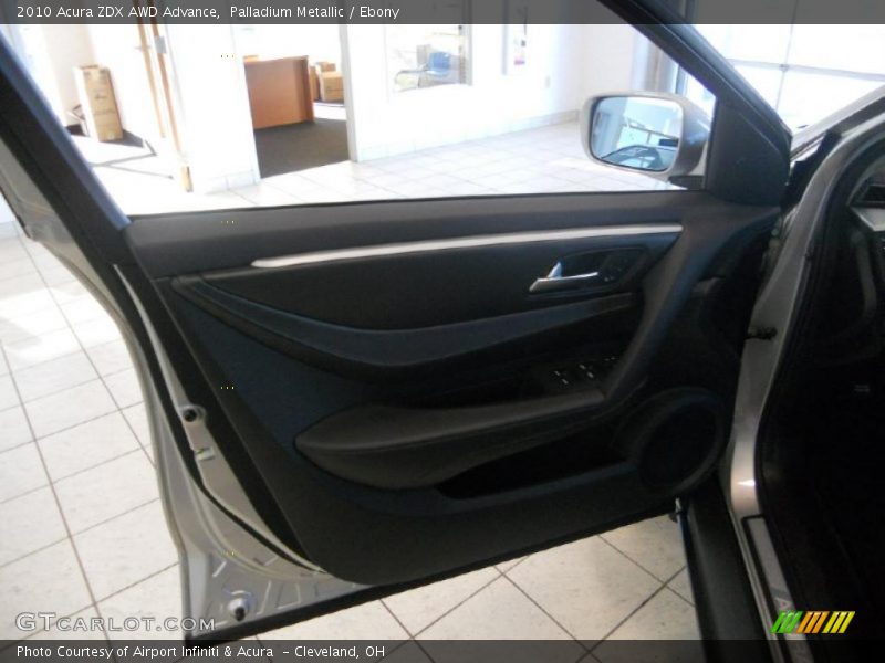 Palladium Metallic / Ebony 2010 Acura ZDX AWD Advance
