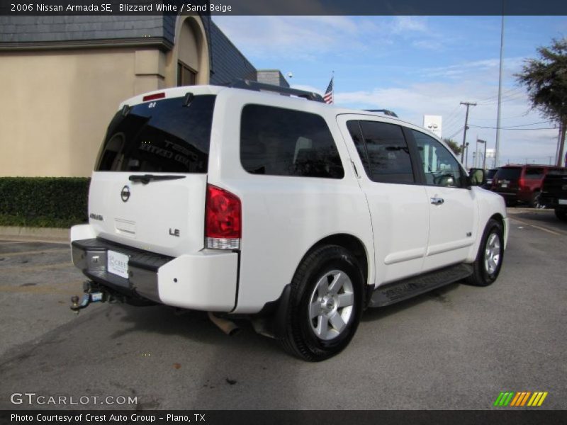 Blizzard White / Sand Beige 2006 Nissan Armada SE