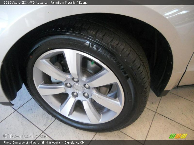 Palladium Metallic / Ebony 2010 Acura ZDX AWD Advance