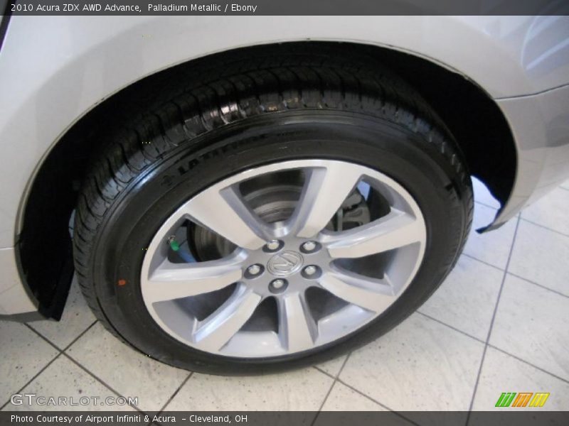 Palladium Metallic / Ebony 2010 Acura ZDX AWD Advance