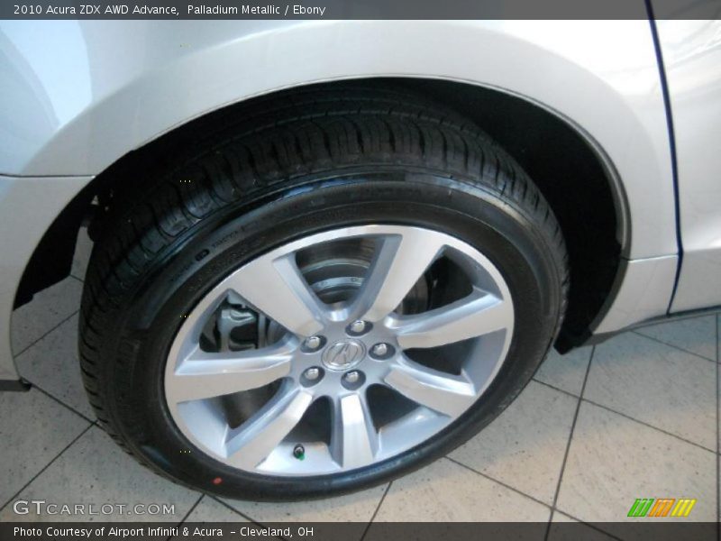 Palladium Metallic / Ebony 2010 Acura ZDX AWD Advance