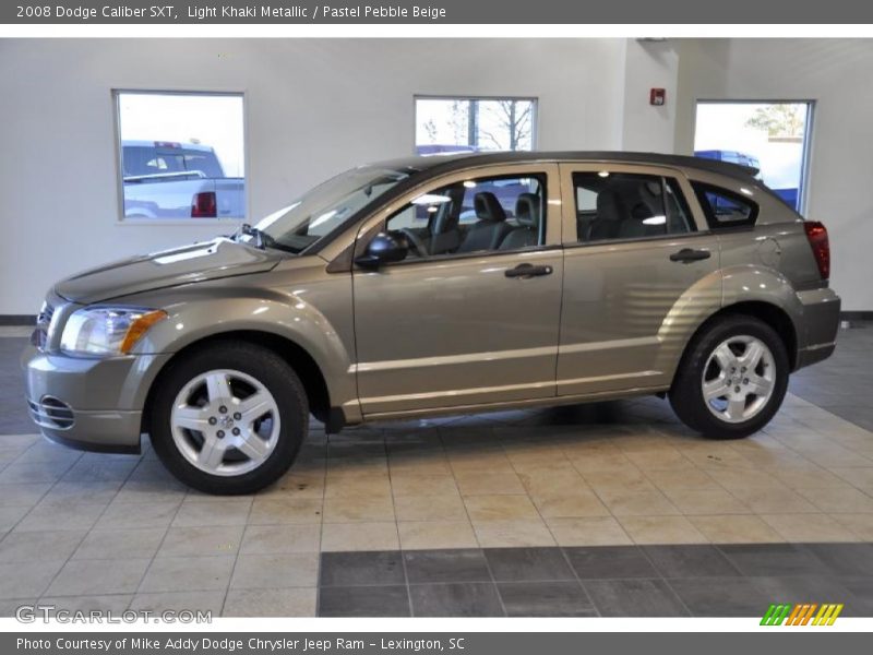 Light Khaki Metallic / Pastel Pebble Beige 2008 Dodge Caliber SXT