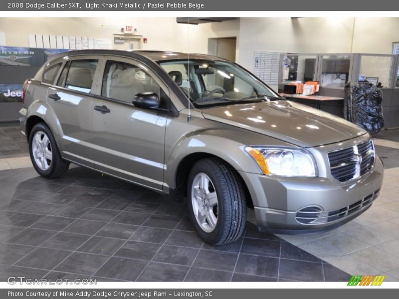 Light Khaki Metallic / Pastel Pebble Beige 2008 Dodge Caliber SXT