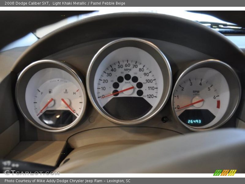 Light Khaki Metallic / Pastel Pebble Beige 2008 Dodge Caliber SXT