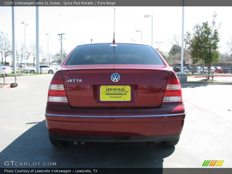 Spice Red Metallic / Pure Beige 2005 Volkswagen Jetta GL Sedan
