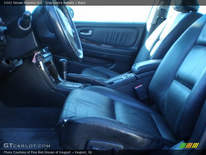 Gray Lustre Metallic / Black 2002 Nissan Maxima GLE