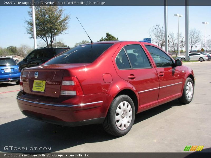Spice Red Metallic / Pure Beige 2005 Volkswagen Jetta GL Sedan