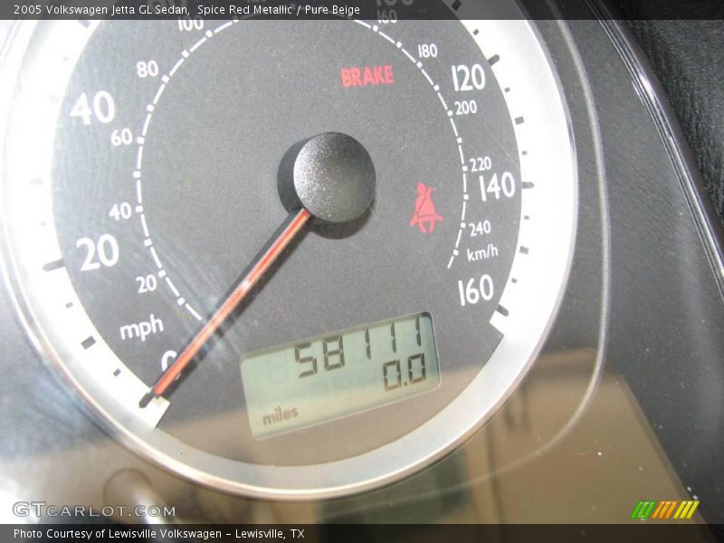 Spice Red Metallic / Pure Beige 2005 Volkswagen Jetta GL Sedan