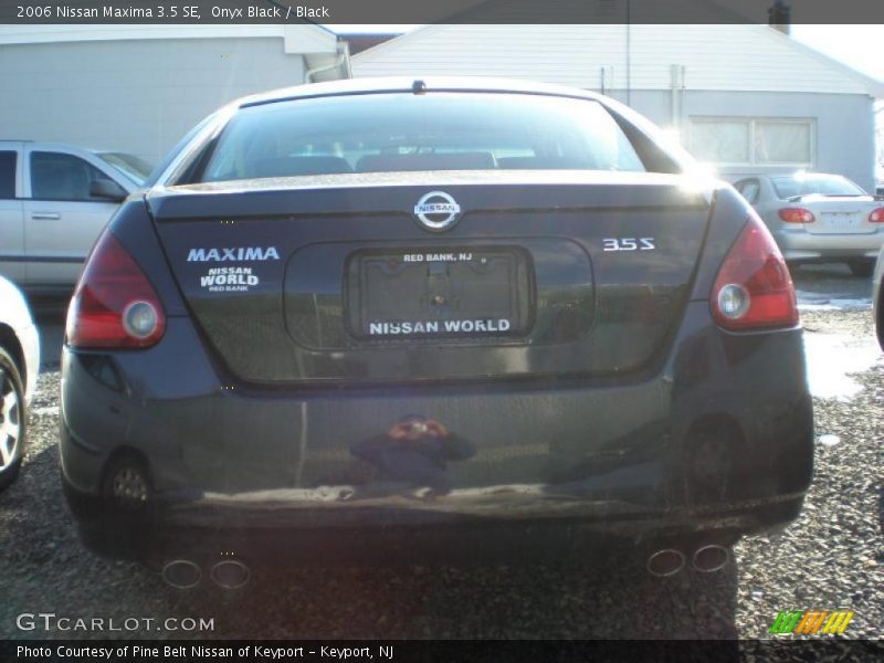 Onyx Black / Black 2006 Nissan Maxima 3.5 SE