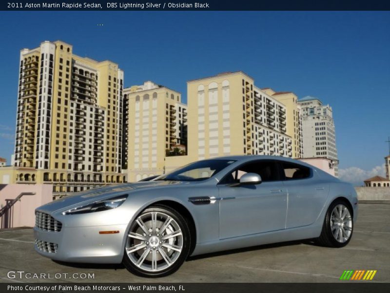 DBS Lightning Silver / Obsidian Black 2011 Aston Martin Rapide Sedan