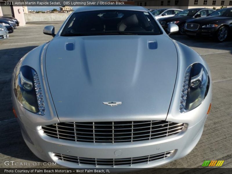 DBS Lightning Silver / Obsidian Black 2011 Aston Martin Rapide Sedan