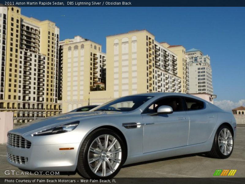 DBS Lightning Silver / Obsidian Black 2011 Aston Martin Rapide Sedan