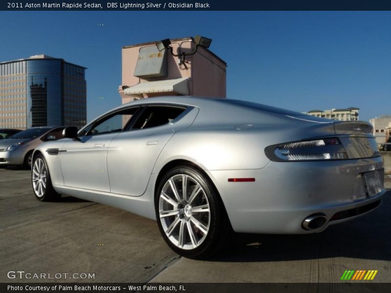 DBS Lightning Silver / Obsidian Black 2011 Aston Martin Rapide Sedan
