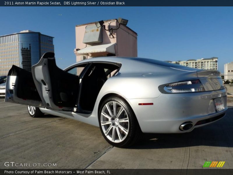 DBS Lightning Silver / Obsidian Black 2011 Aston Martin Rapide Sedan