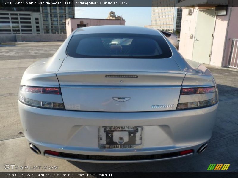 DBS Lightning Silver / Obsidian Black 2011 Aston Martin Rapide Sedan