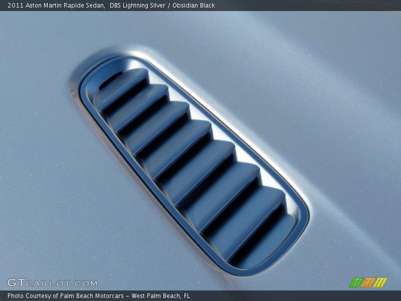 DBS Lightning Silver / Obsidian Black 2011 Aston Martin Rapide Sedan