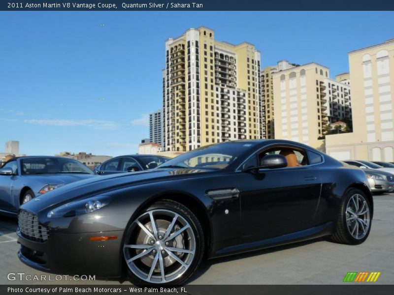 Front 3/4 View of 2011 V8 Vantage Coupe