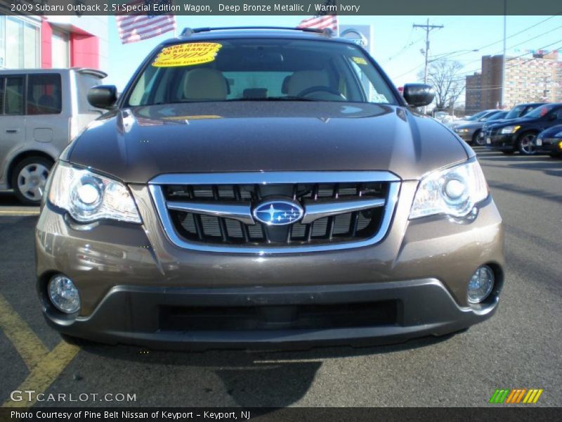 Deep Bronze Metallic / Warm Ivory 2009 Subaru Outback 2.5i Special Edition Wagon