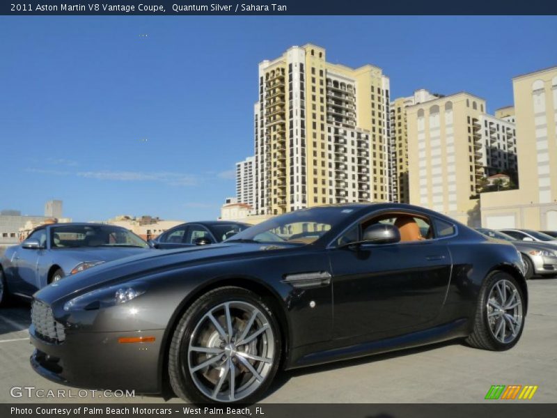 Front 3/4 View of 2011 V8 Vantage Coupe