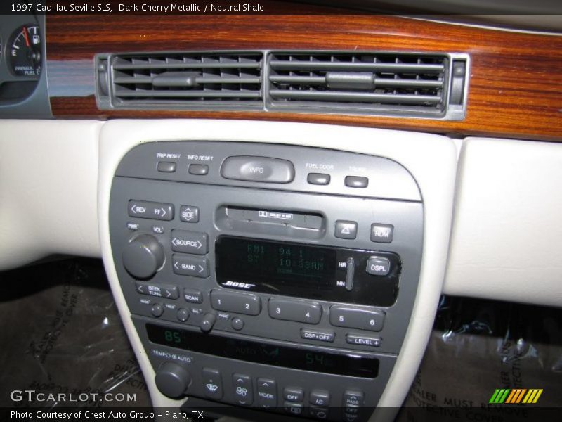 Controls of 1997 Seville SLS