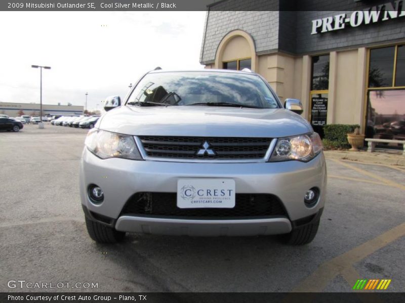 Cool Silver Metallic / Black 2009 Mitsubishi Outlander SE