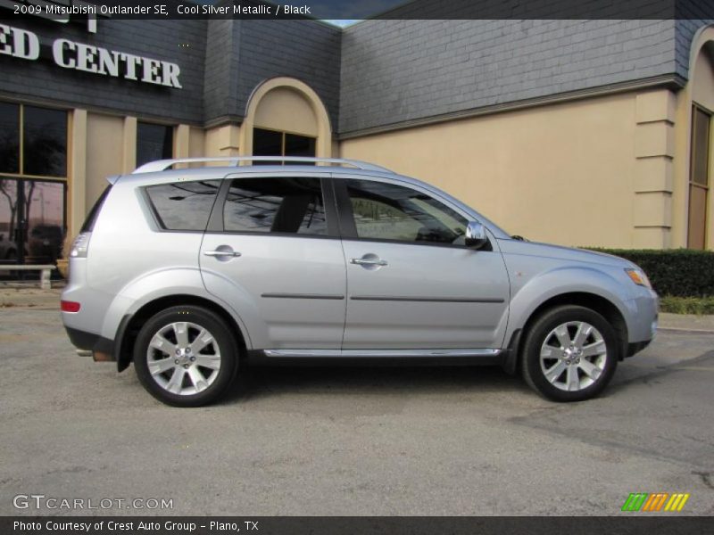 Cool Silver Metallic / Black 2009 Mitsubishi Outlander SE