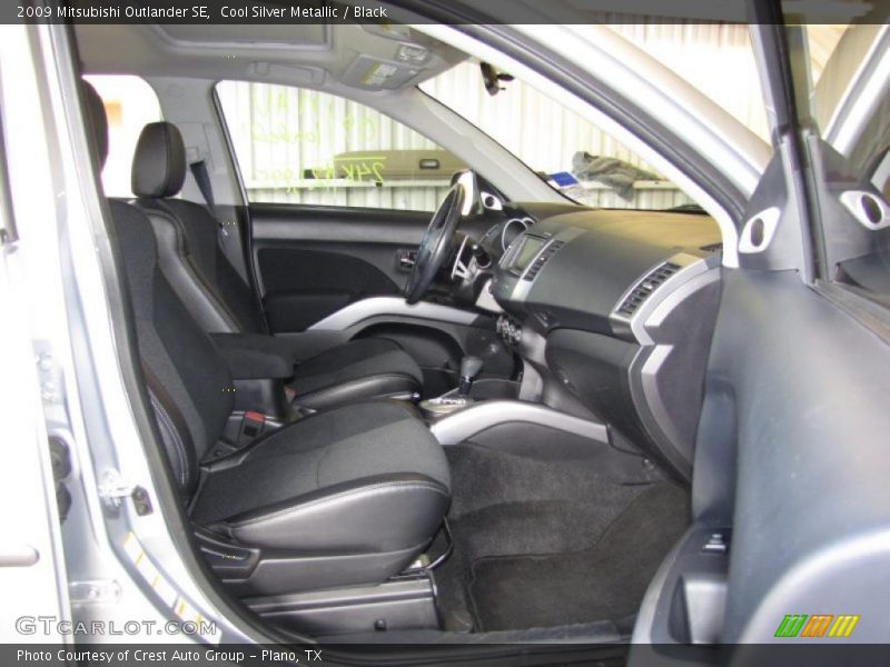 Cool Silver Metallic / Black 2009 Mitsubishi Outlander SE