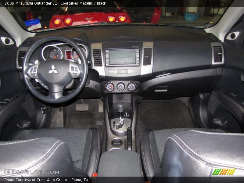 Cool Silver Metallic / Black 2009 Mitsubishi Outlander SE