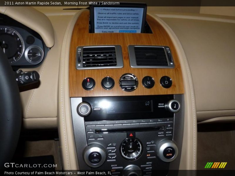 Controls of 2011 Rapide Sedan