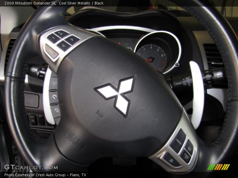 Cool Silver Metallic / Black 2009 Mitsubishi Outlander SE