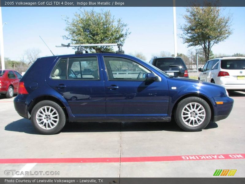 Indigo Blue Metallic / Beige 2005 Volkswagen Golf GLS TDI 4 Door