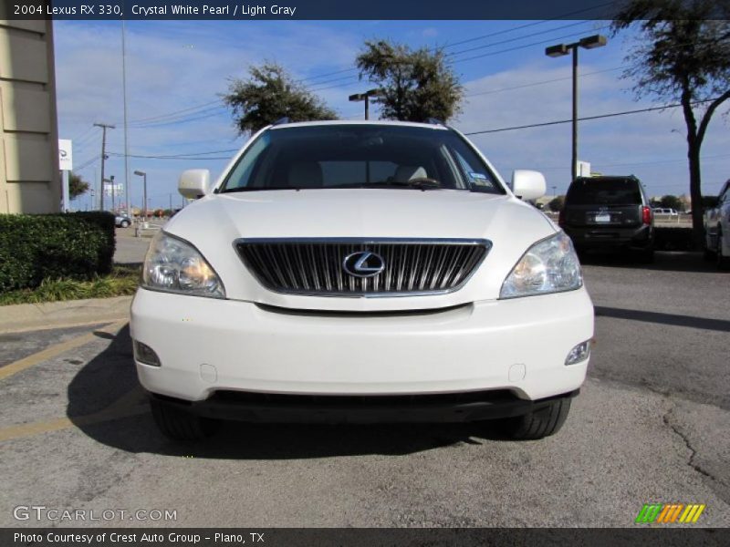 Crystal White Pearl / Light Gray 2004 Lexus RX 330