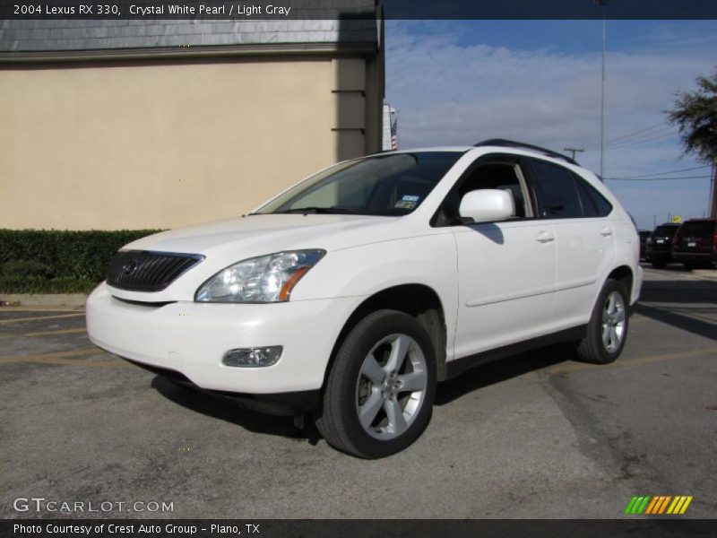 Crystal White Pearl / Light Gray 2004 Lexus RX 330