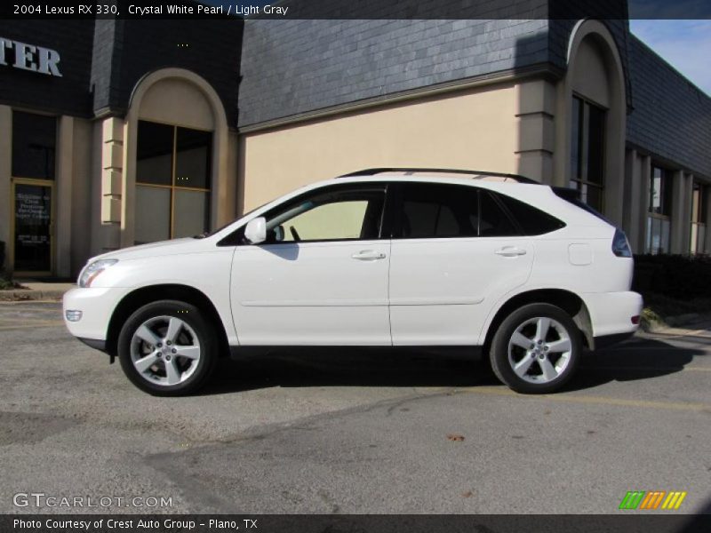 Crystal White Pearl / Light Gray 2004 Lexus RX 330