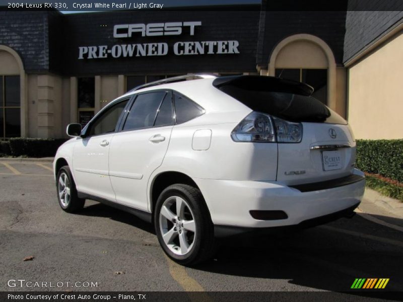 Crystal White Pearl / Light Gray 2004 Lexus RX 330