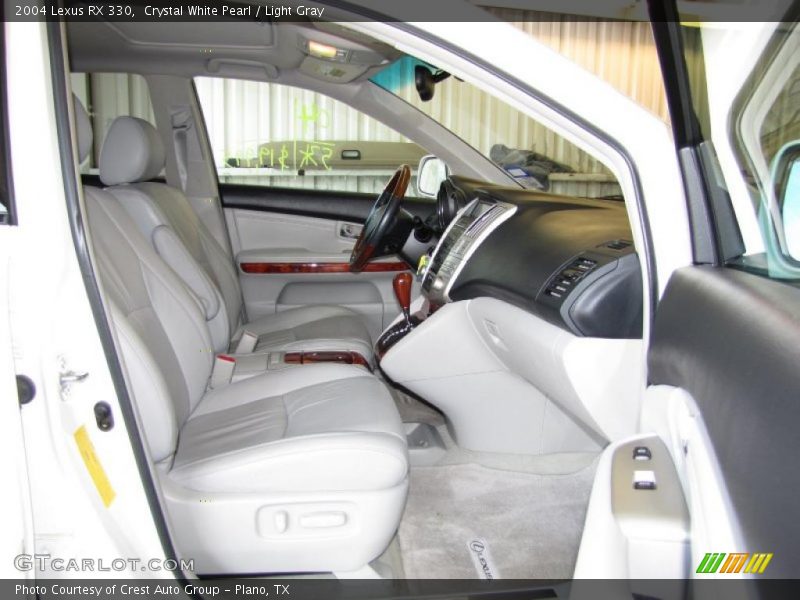 Crystal White Pearl / Light Gray 2004 Lexus RX 330