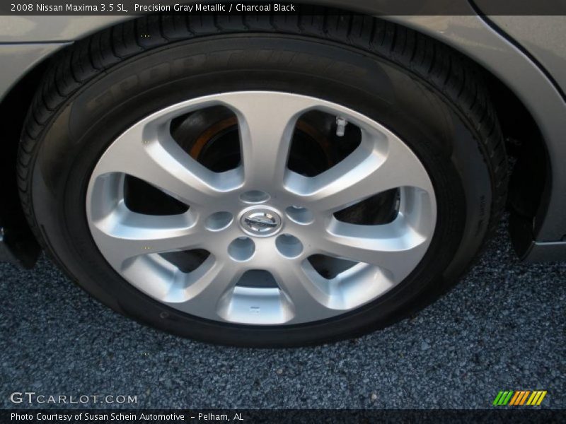 Precision Gray Metallic / Charcoal Black 2008 Nissan Maxima 3.5 SL